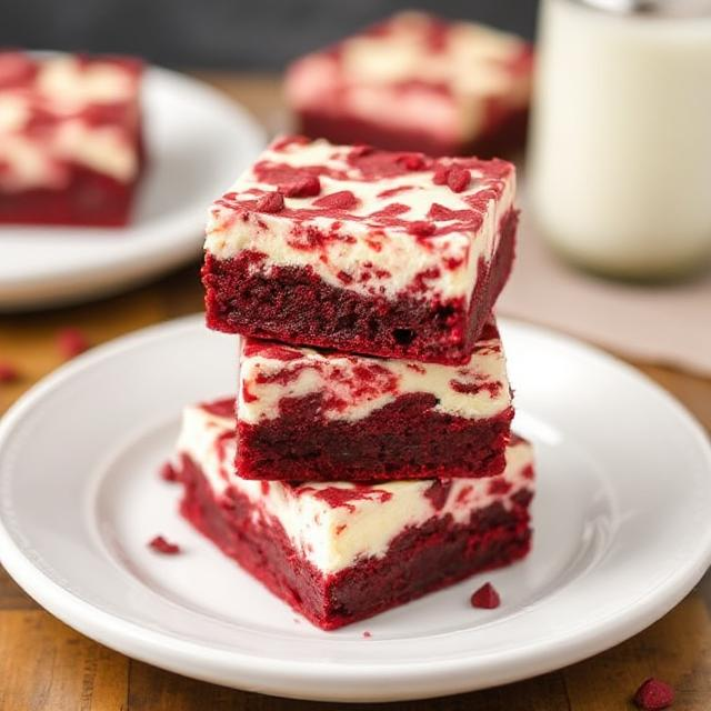 Red Velvet Brownie Cheesecake